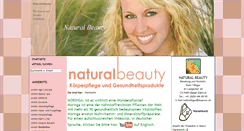 Desktop Screenshot of naturalbeauty.ch