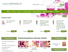 Tablet Screenshot of naturalbeauty.lv