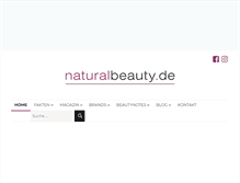 Tablet Screenshot of naturalbeauty.de